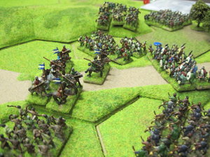 Norman unarmoured cavalry take on the Saxon host and win!