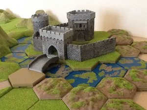Castle with moat