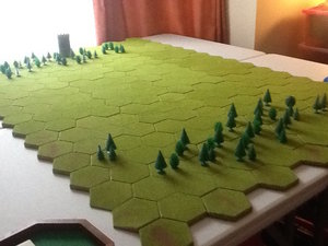 Battlelore board built out of Kallistra