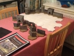 Individual castle pieces (based) for the construction of custom castles