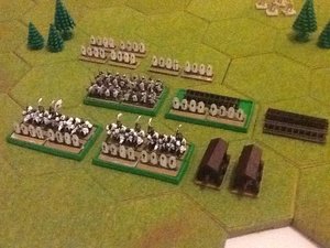 Teutonic army in progress