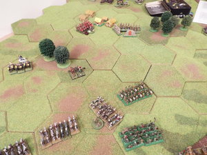 DSCF5794.JPG (2.01 MiB) Viewed 20903 times The aftermath. The remaining heavy cavalry flee back up the northern ridge