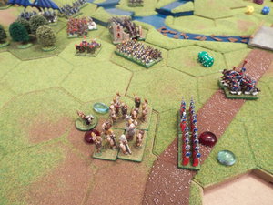 The giants drive back the spearmen